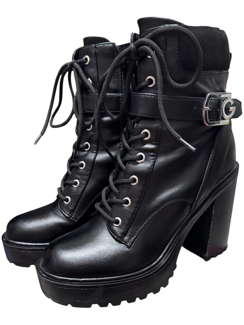 🖤 GBG Platform Combat Booties – Size 8.5M 🖤